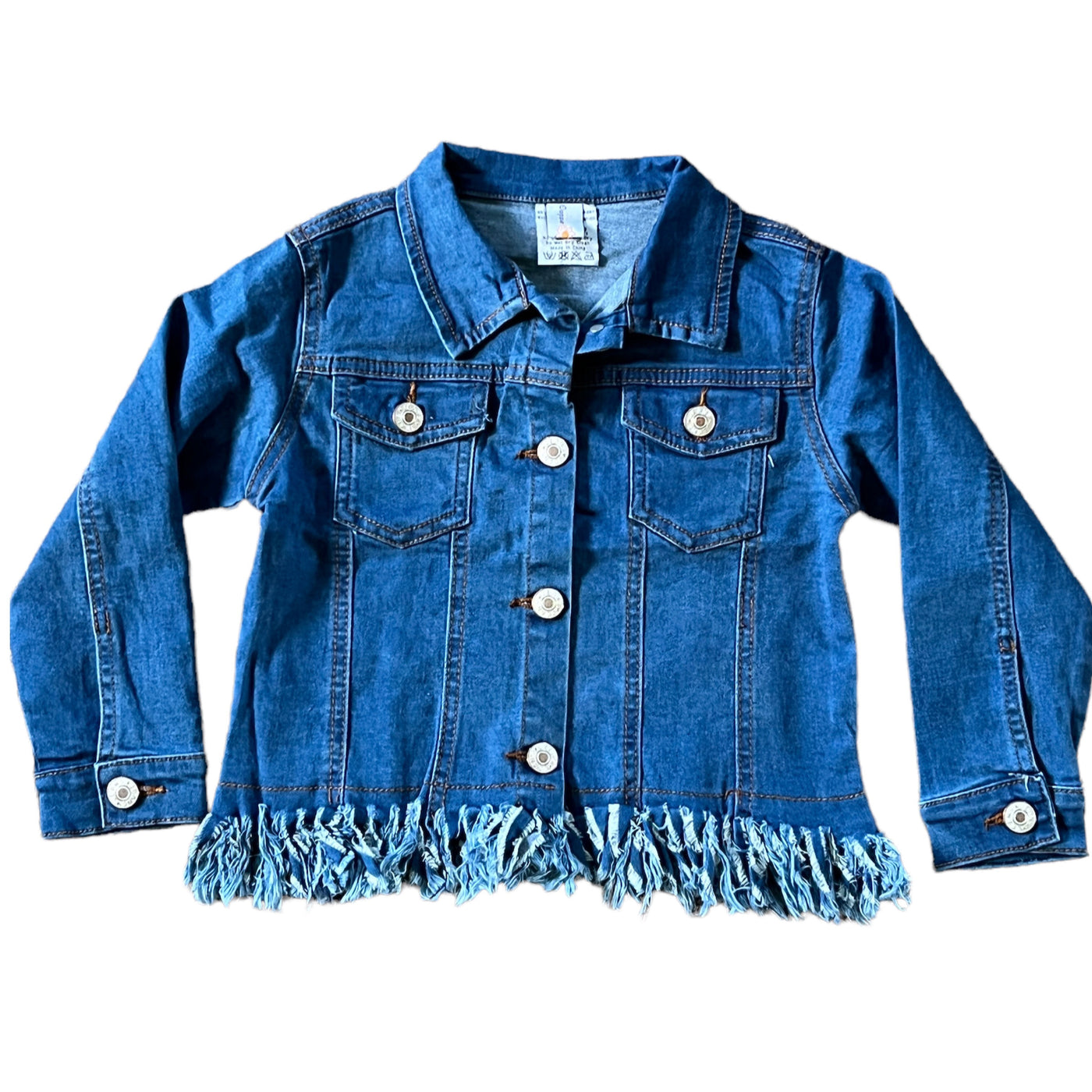 Medium wash denim jacket