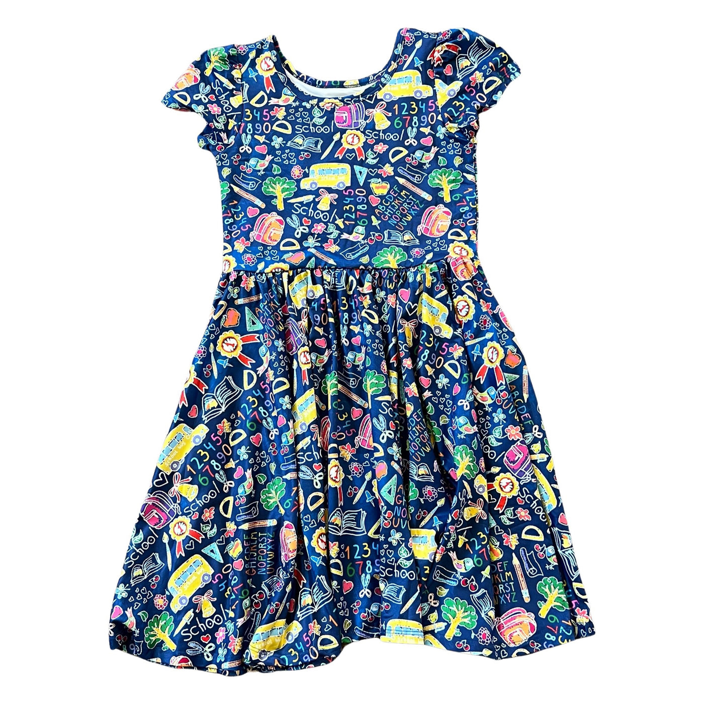 Back to school twirl dress