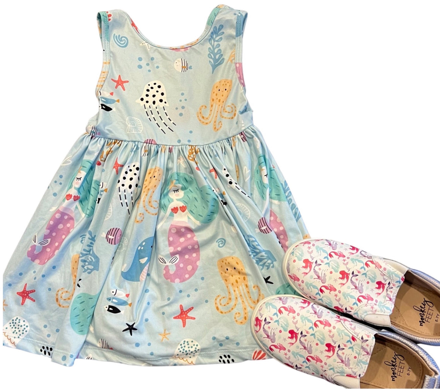 Under the sea twirl dress