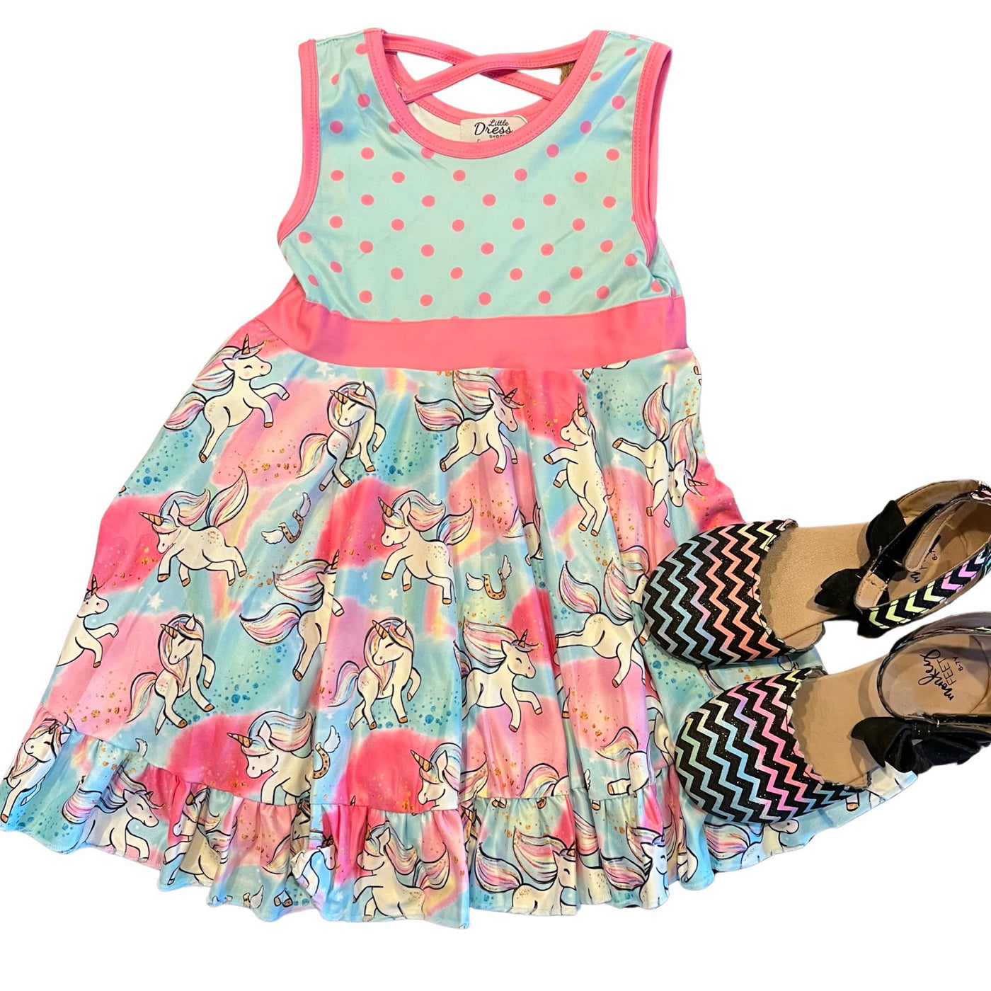 Unicorn magic twirl dress