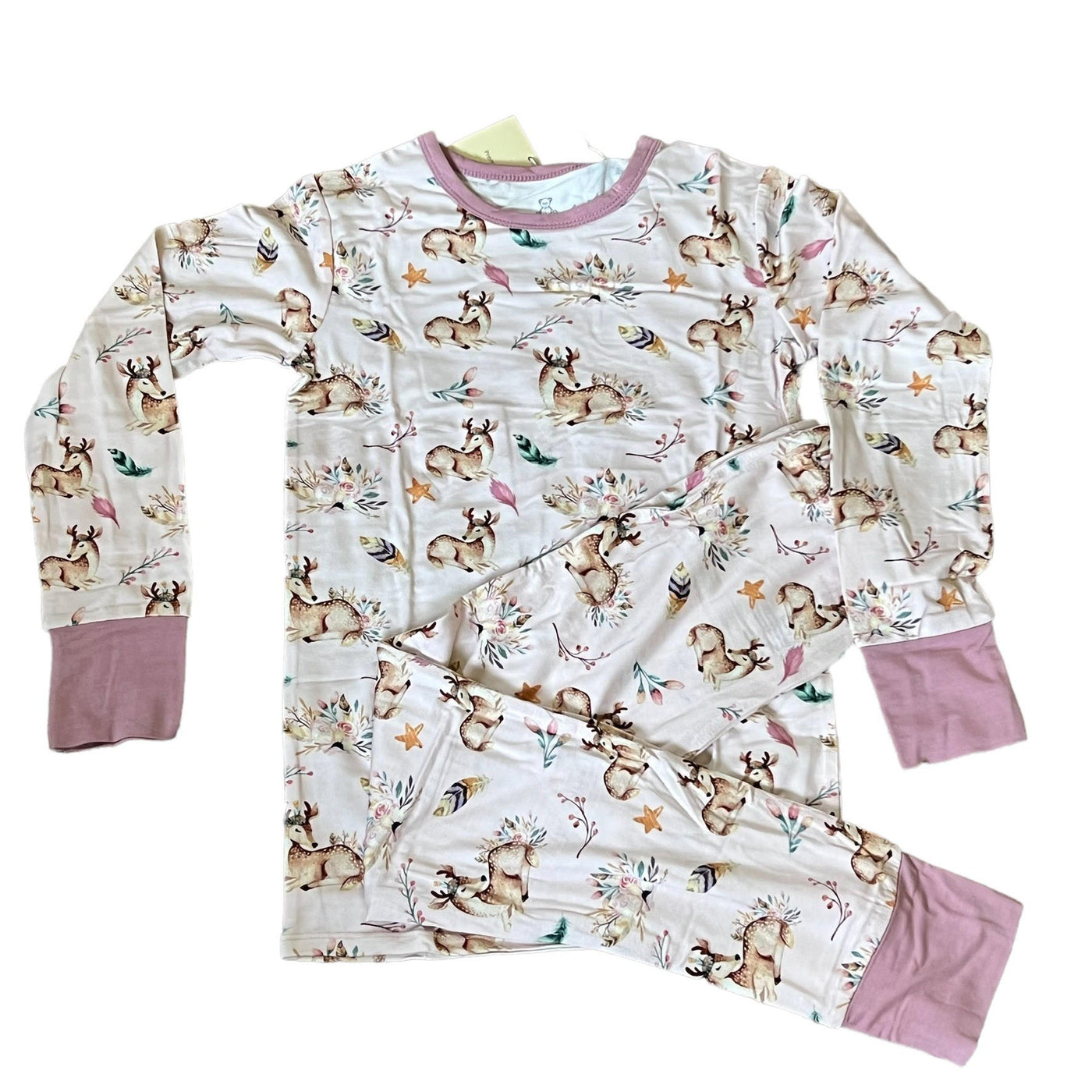 Whimsical deer pajamas