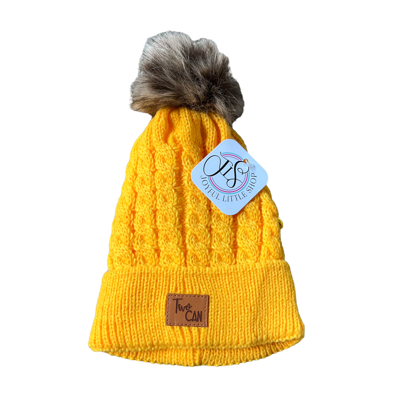 Yellow winter hat